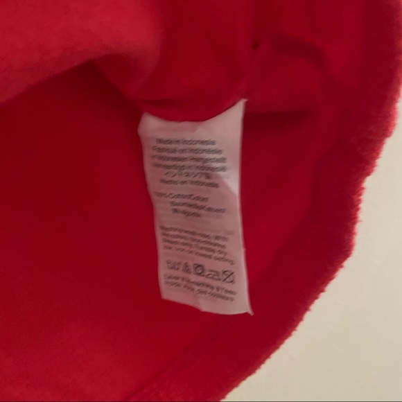 Madewell Texture and Thread Button Front Red Top Size Medium - Picture 8 of 9